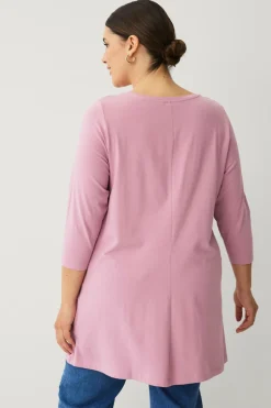 New Plus collection Tunika i bomuld/viskose Dame Tunikaer