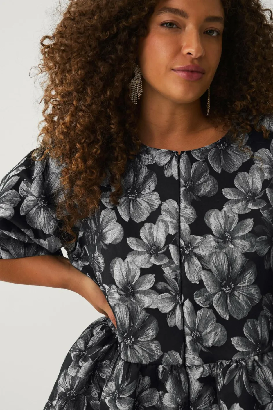 Ellos Plus collection Bluse med pufærmer^Dame Skjorter & Bluser