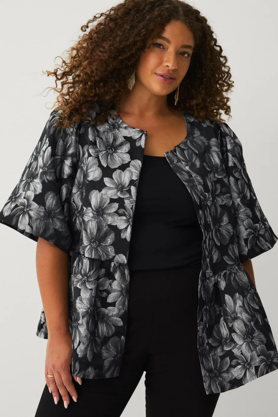 Ellos Plus collection Bluse med pufærmer^Dame Skjorter & Bluser