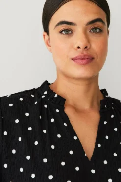 New Plus collection Top med pufærmer Dame Toppe & Tank-Toppe