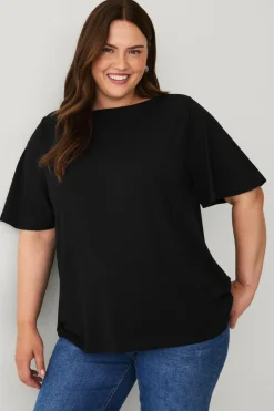 Ellos Plus collection Top med bådudskæring^Dame Toppe & Tank-Toppe