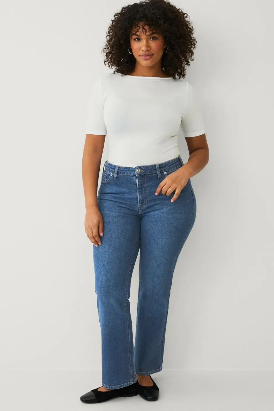 New Plus collection Bootcut jeans Dame Jeans