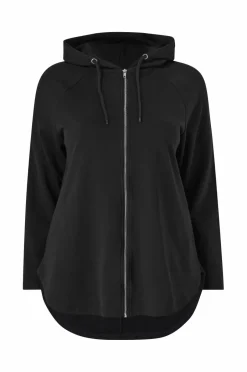 Online Plus collection Sweatshirt med hætte og lynlås Dame Sweatshirts & Hoodies
