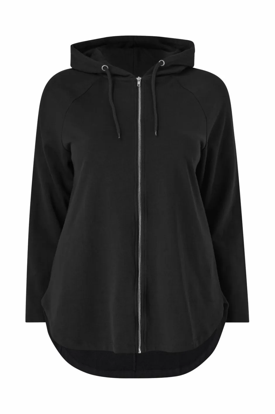 Online Plus collection Sweatshirt med hætte og lynlås Dame Sweatshirts & Hoodies