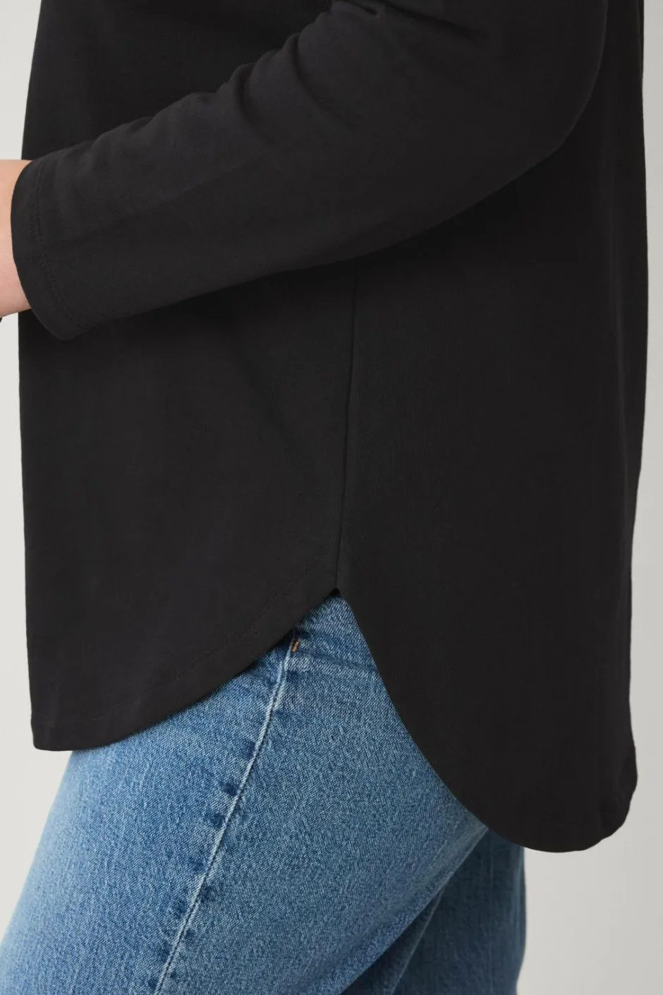 Online Plus collection Sweatshirt med hætte og lynlås Dame Sweatshirts & Hoodies