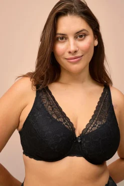 Ellos Plus collection Bøjle-bh med blondedetaljer^Dame Bh'Er
