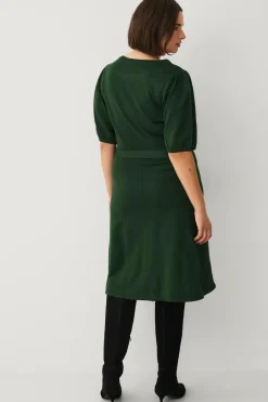 Ellos Plus collection Strikket kjole med kort ærme^Dame Kjoler