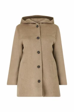 Clearance Plus collection Frakke i uldmiks Dame Jakker & Frakker