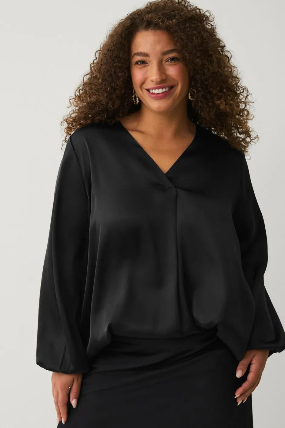Ellos Plus collection Tunika med v-hals^Dame Tunikaer|Skjorter & Bluser
