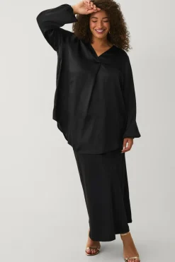 Ellos Plus collection Tunika med v-hals^Dame Tunikaer|Skjorter & Bluser