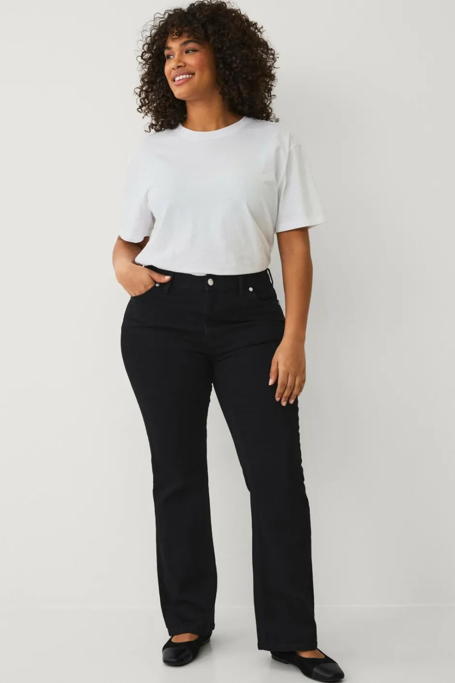 Ellos Plus collection Bootcut jeans^Dame Jeans