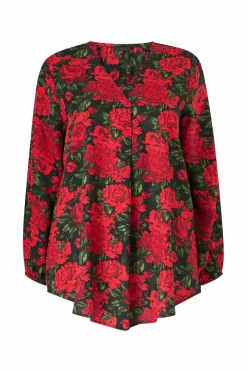 Hot Plus collection Tunika med v-hals Dame Tunikaer|Toppe & Tank-Toppe
