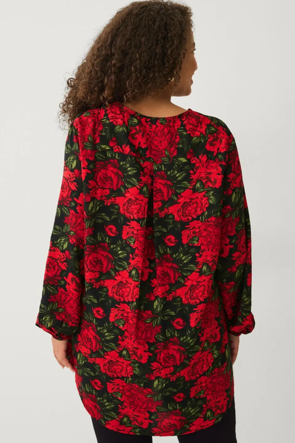 Hot Plus collection Tunika med v-hals Dame Tunikaer|Toppe & Tank-Toppe