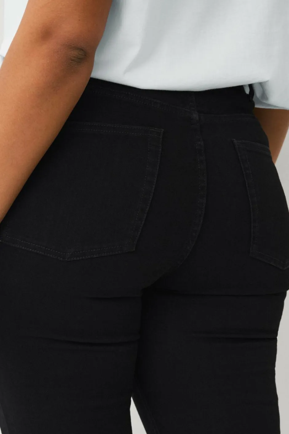 Ellos Plus collection slim jeans med høj talje^Dame Jeans
