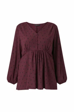 Clearance Plus collection Tunika med V-hals Dame Tunikaer