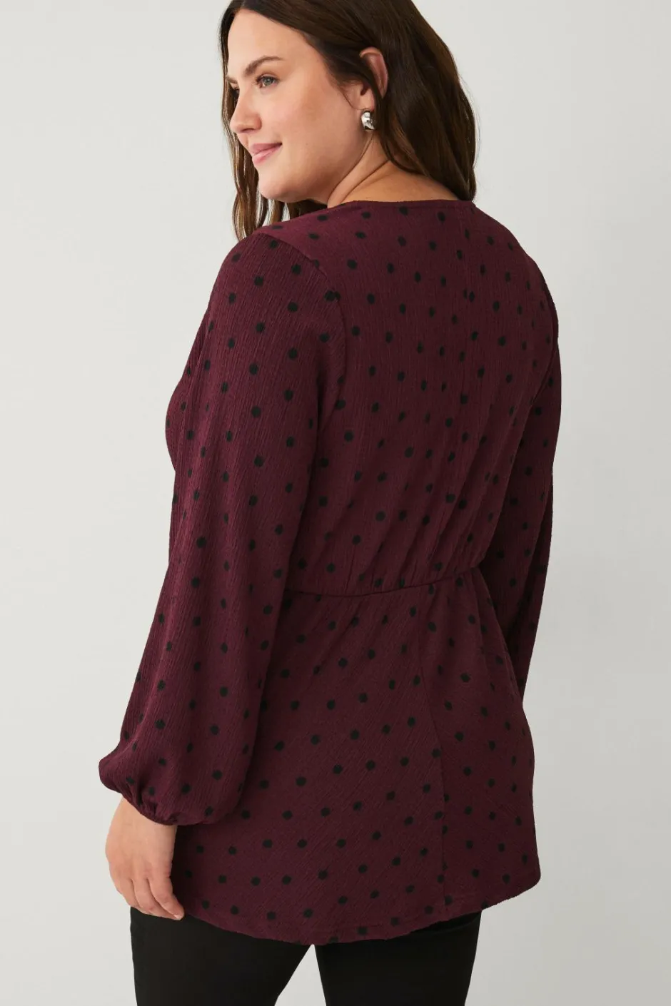 Clearance Plus collection Tunika med V-hals Dame Tunikaer