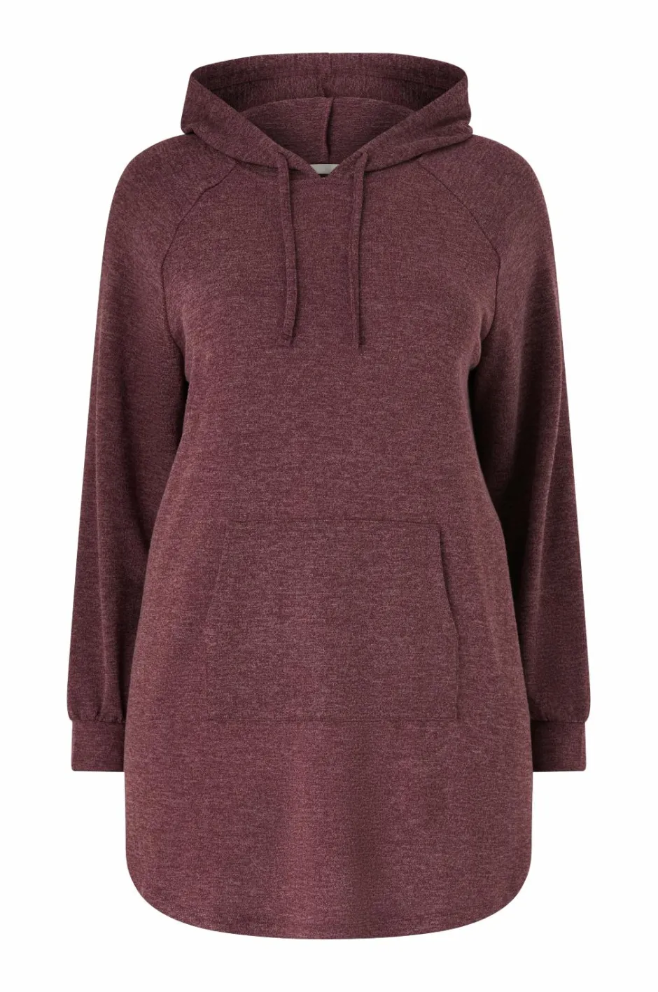 Ellos Plus collection Lang sweatshirt med hætte^Dame Sweatshirts & Hoodies