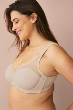 Clearance Plus collection Bøjle-bh med formstøbte, forede skåle Dame Bh'Er