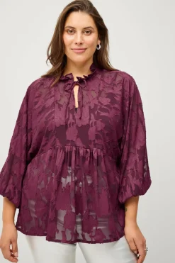 Ellos Plus collection Bluse i organza^Dame Skjorter & Bluser