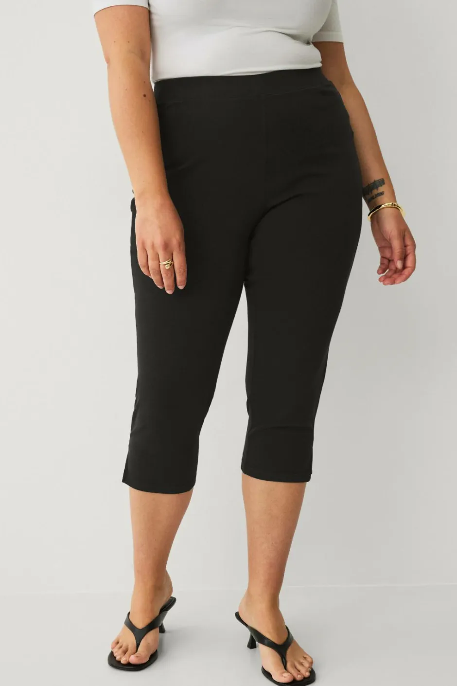 Plus collection Capri treggings Dame Bukser