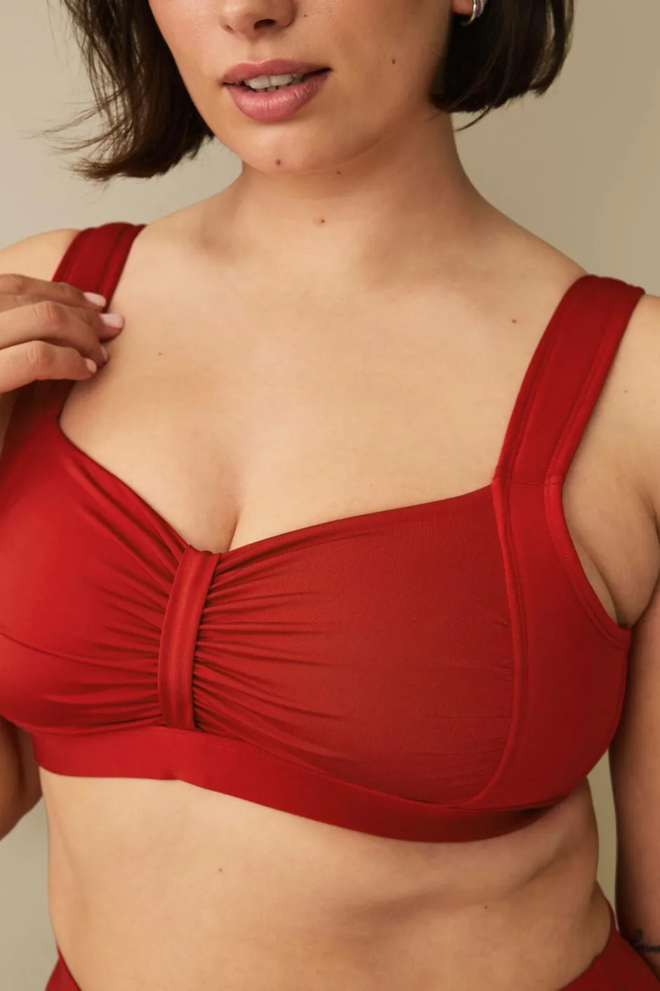 Sale Plus collection Blød bikini-bh Dame Bikinier & Bikinidele