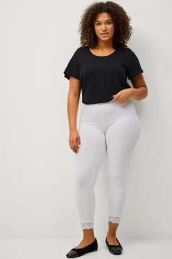 Ellos Plus collection Leggings med blondekant^Dame Tights & Leggings
