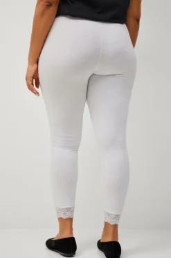 Ellos Plus collection Leggings med blondekant^Dame Tights & Leggings