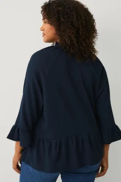 Ellos Plus collection Top i struktureret jersey^Dame Toppe & Tank-Toppe