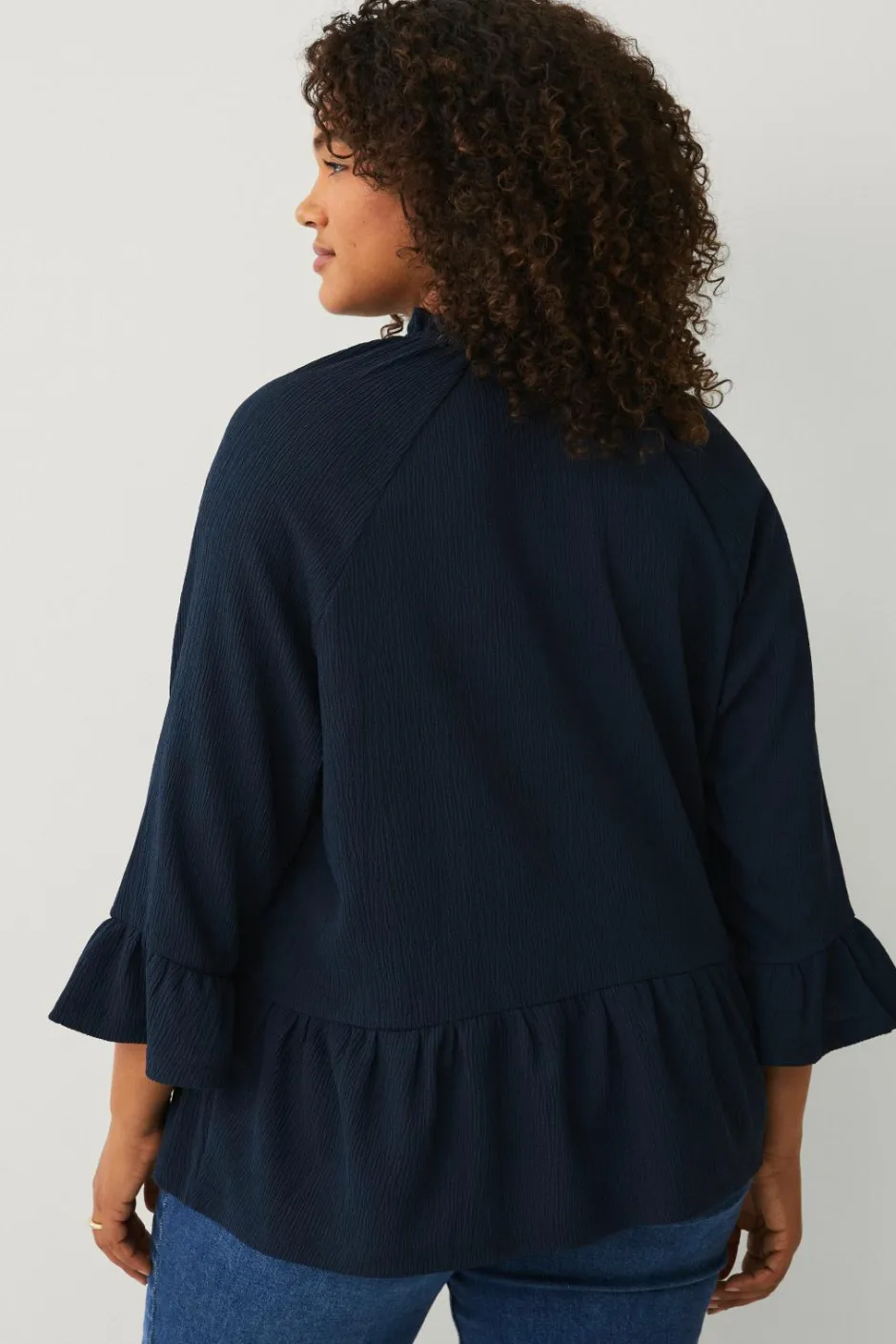 Ellos Plus collection Top i struktureret jersey^Dame Toppe & Tank-Toppe