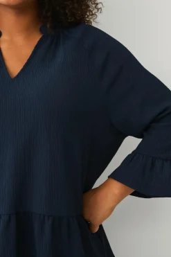 Ellos Plus collection Top i struktureret jersey^Dame Toppe & Tank-Toppe