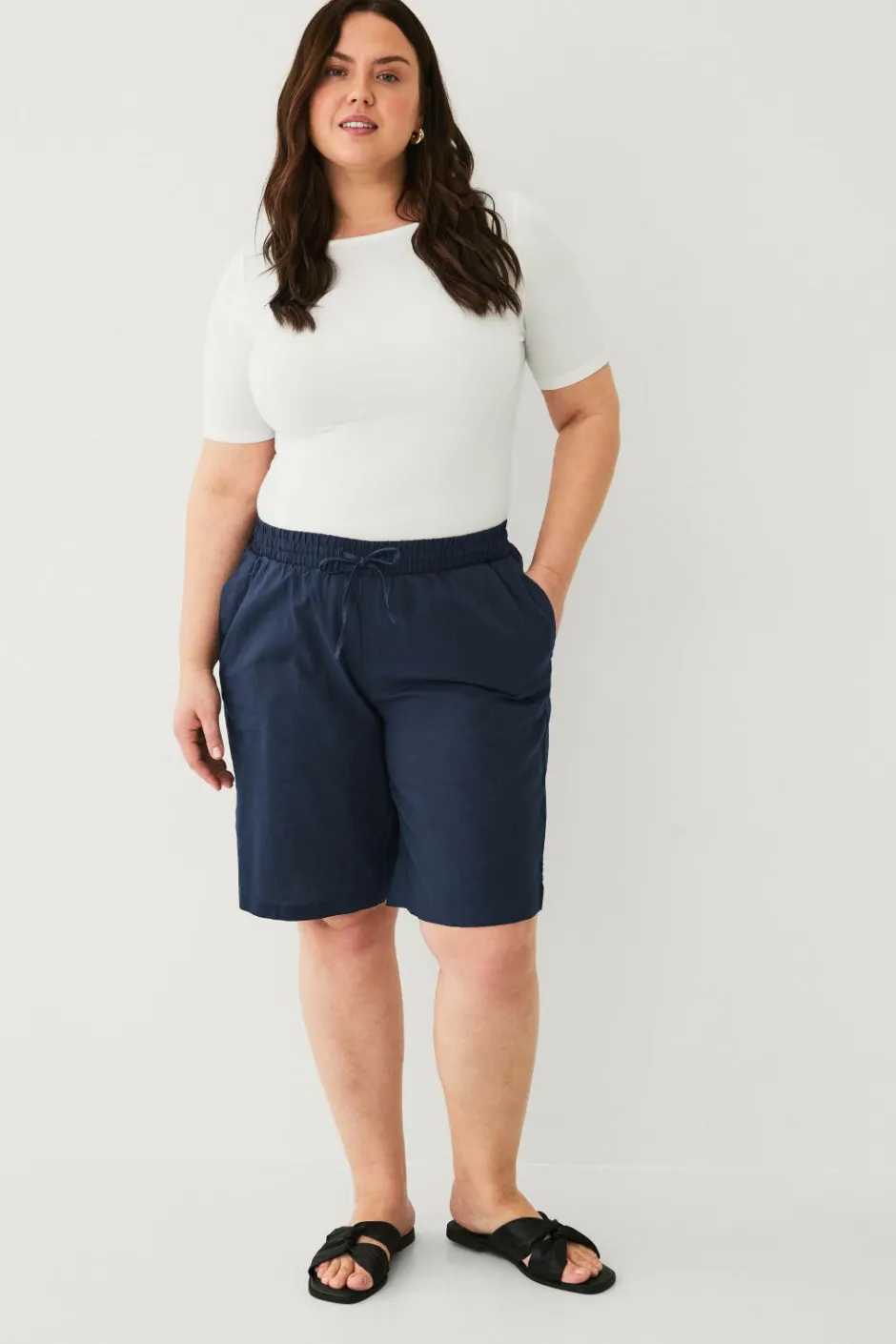 Sale Plus collection Hørshorts Dame Shorts