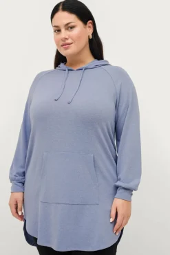Best Plus collection Sweatshirttunika med hætte Dame Tunikaer|Sweatshirts & Hoodies