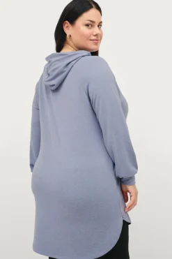 Best Plus collection Sweatshirttunika med hætte Dame Tunikaer|Sweatshirts & Hoodies