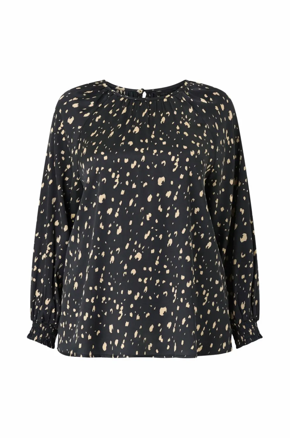 Outlet Plus collection Bluse i satin Dame Skjorter & Bluser