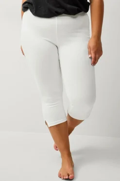 Ellos Plus collection Treggings med høj talje og 3/4 længde^Dame Basistøj|Tights & Leggings