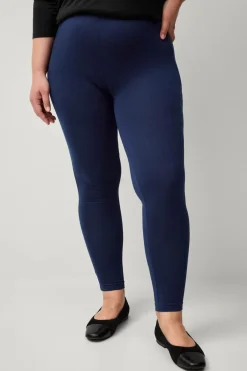 Sale Plus collection Leggings med høj talje Dame Basistøj|Tights & Leggings