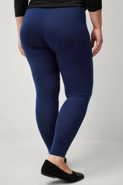 Sale Plus collection Leggings med høj talje Dame Basistøj|Tights & Leggings