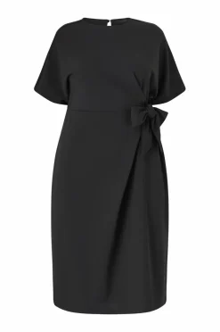 Sale Plus collection Kjole med bindedetalje Dame Kjoler