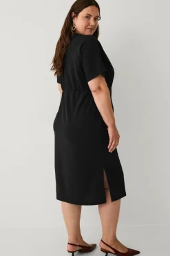 Sale Plus collection Kjole med bindedetalje Dame Kjoler