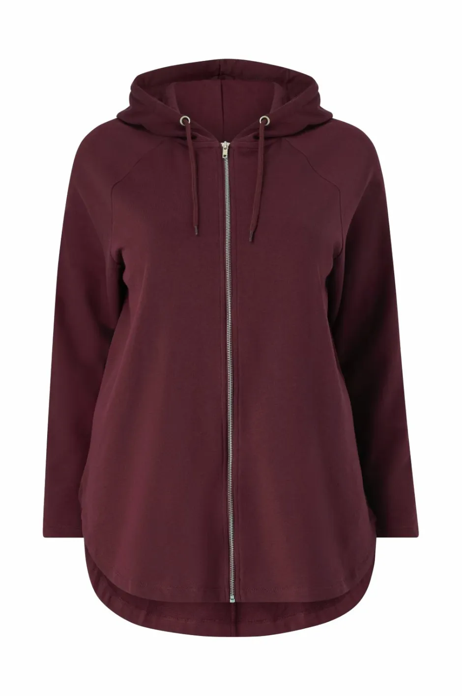Ellos Plus collection Sweatshirt med hætte og lynlås^Dame Sweatshirts & Hoodies
