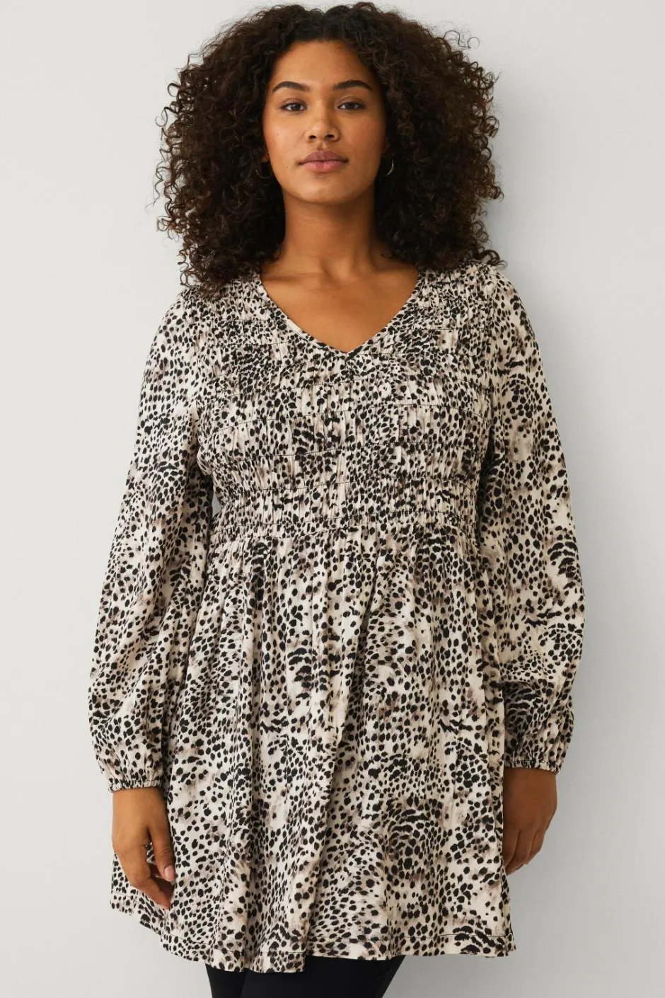 New Plus collection Tunika med kittel Dame Tunikaer|Skjorter & Bluser