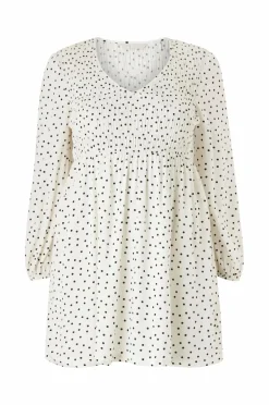Sale Plus collection Tunika med smock Dame Tunikaer