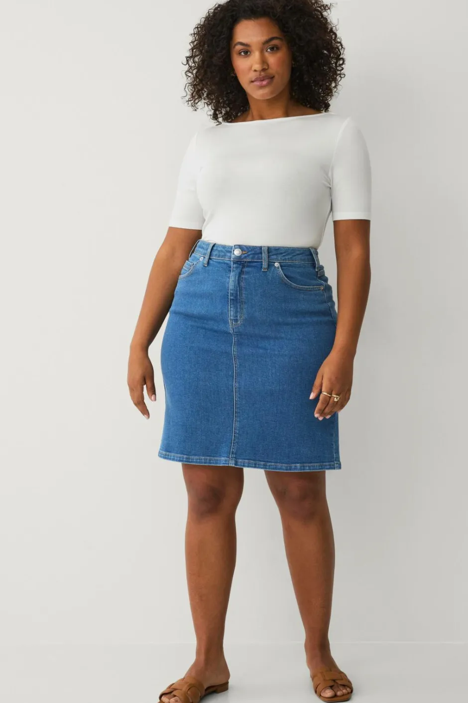 Plus collection Cowboynederdel Dame Nederdele