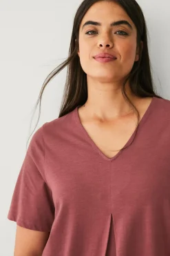 Ellos Plus collection Tunika med v-hals^Dame Tunikaer|Toppe & Tank-Toppe