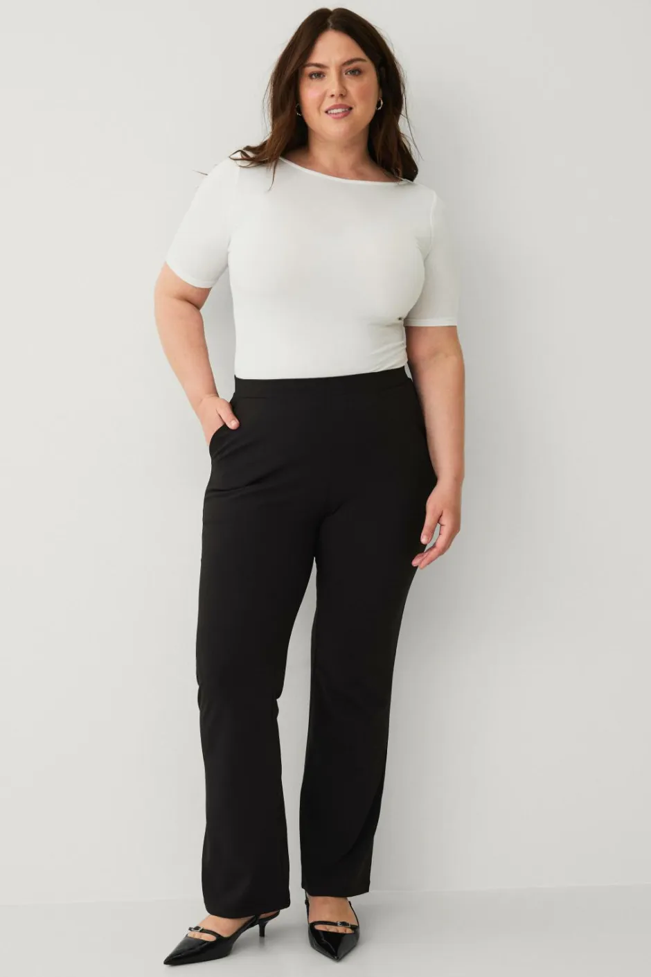 Clearance Plus collection Bootcut-leggings Dame Tights & Leggings