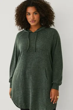 Discount Plus collection Lang sweatshirt med hætte Dame Sweatshirts & Hoodies