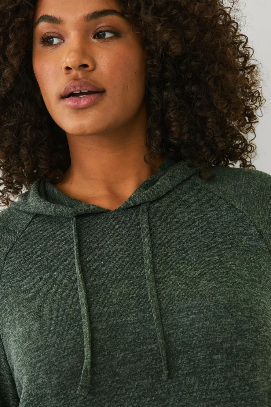 Discount Plus collection Lang sweatshirt med hætte Dame Sweatshirts & Hoodies