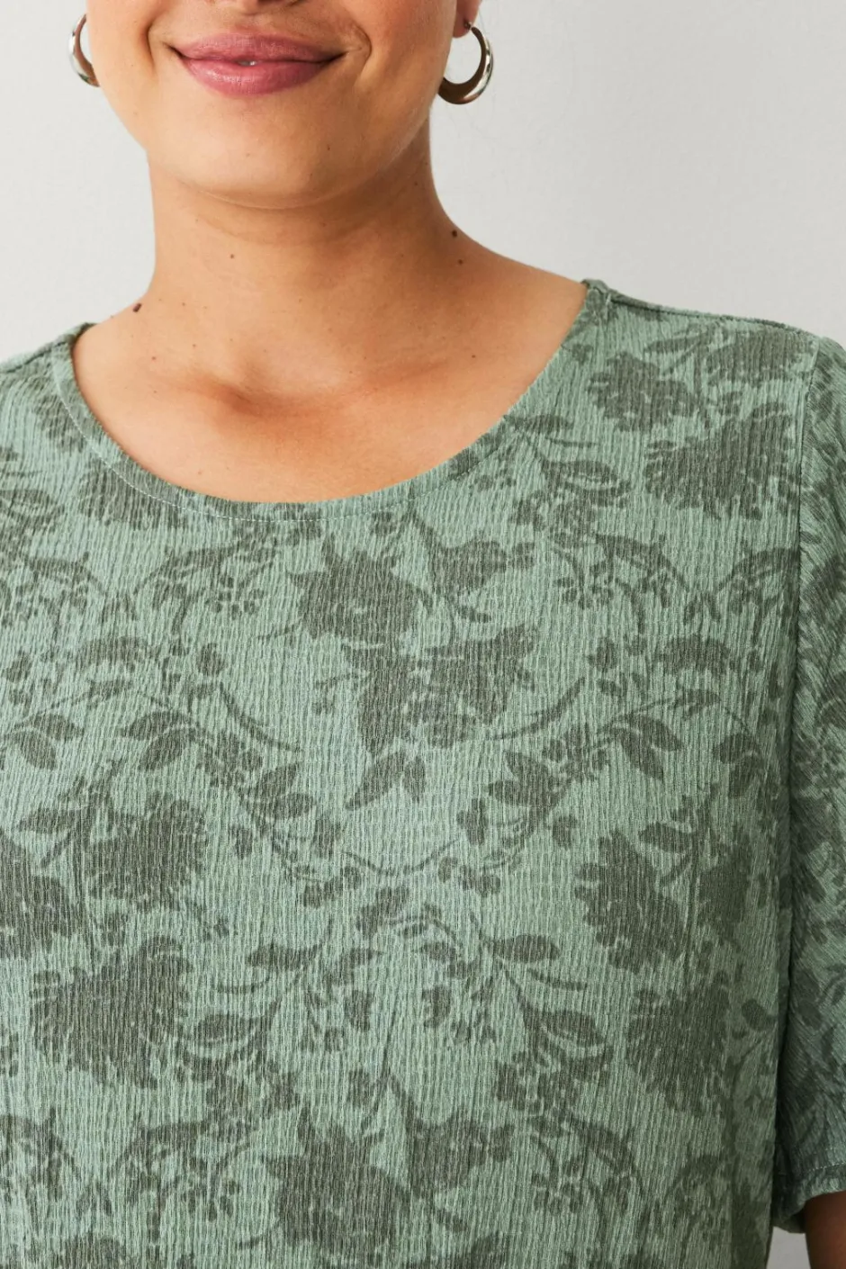 Hot Plus collection Kjole med flæser Dame Kjoler