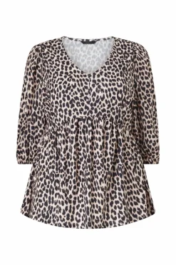 Hot Plus collection Tunika med 3/4 lange ærmer Dame Tunikaer