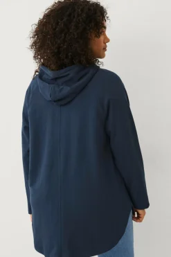 Ellos Plus collection Sweatshirt med hætte og lynlås^Dame Sweatshirts & Hoodies